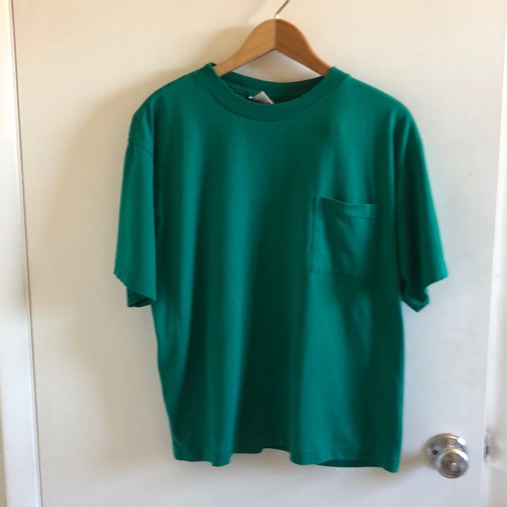 Vintage Simply Basic Pocket Tee - image 1